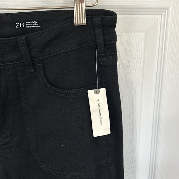NWT Pilcro low-rise Icon flare black jeans 28 - Picture 5 of 8